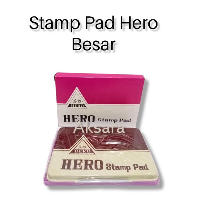 

SATUAN ( 1 PCS ) Stamp Pad Hero Bak Stempel Bantalan Stempel Hero Besar E1470 Murah