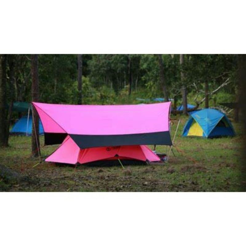Flaysheet - 4x3 - 3x3 - 2x3 - Flyset bivak - trapteen pelindung tenda waterproof Dan ultralight