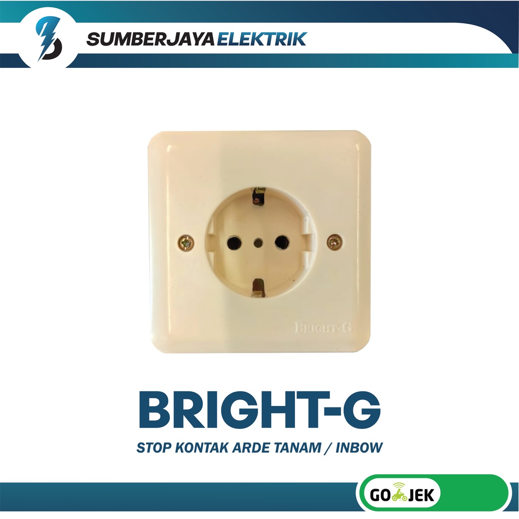 Jual Stop Kontak Arde BRIGHT G 805 Tanam / Inbow Shopee Indonesia