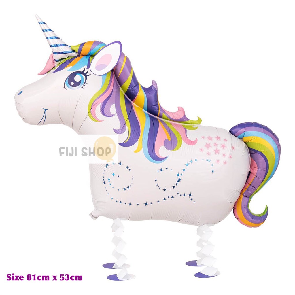 Balon Foil Animal Air Walker Unicorn / Pet / Unicorn Pony AirWalker