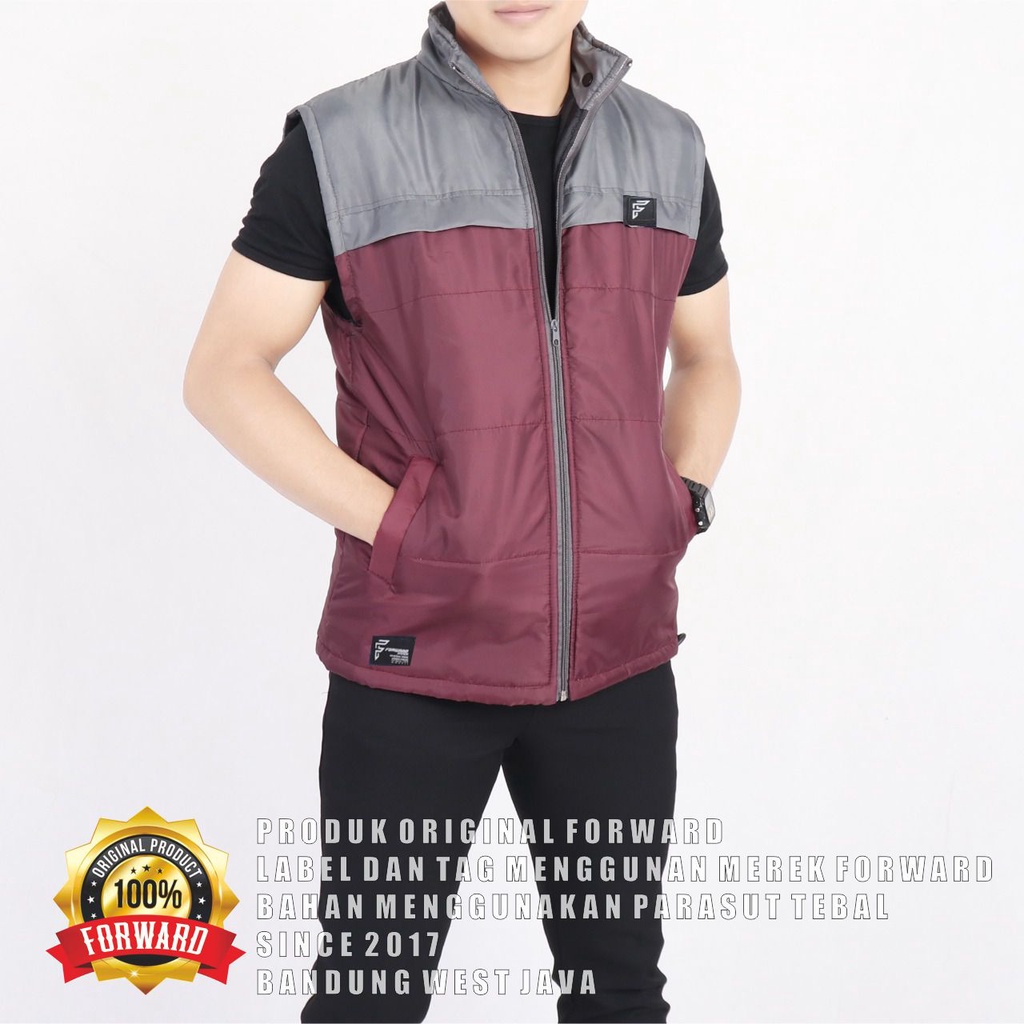 Rompi Parasut Bodyvest Pria Vest Motor Bikers Murah Casual Outdoor Gunung Adventure Premium Forward