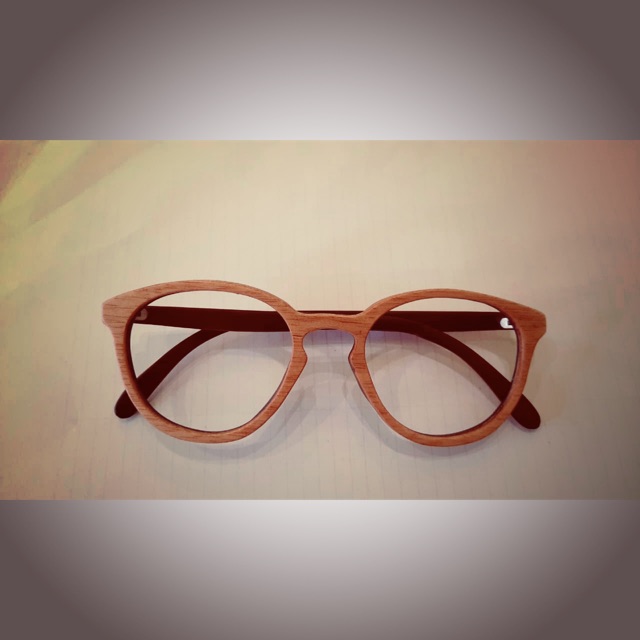 frame kacamata kayu(frame+lensa)