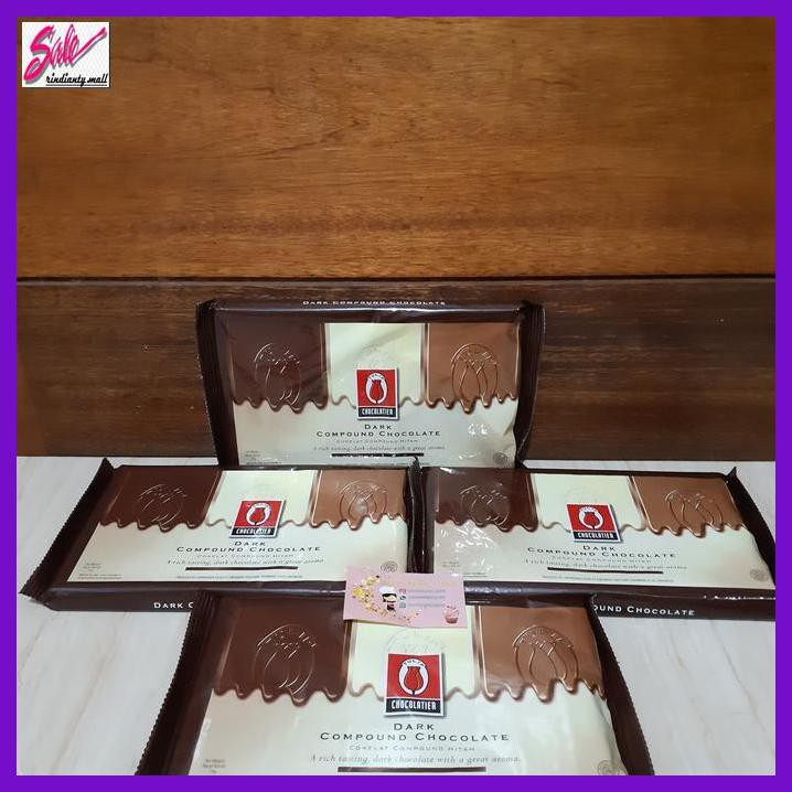 

SAKMACOKLAT- DARK CHOCOLATE COMPOUND TULIP 1KG / COKLAT BATANG TULIP DARK 1KG -MAKANAN-MINUMAN.