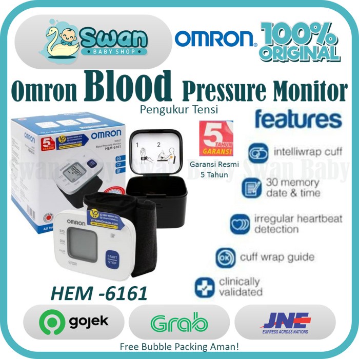 Omron HEM 6161 / Alat Tensi darah digital / Tensi Tensimeter Digital