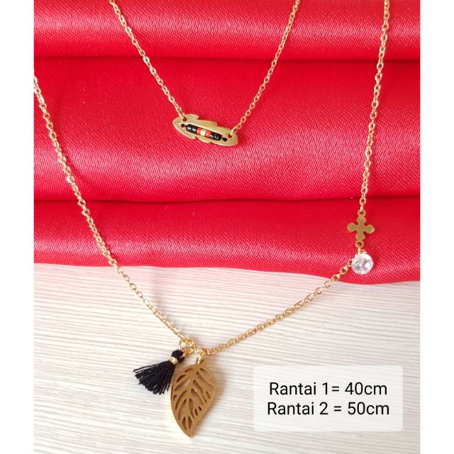 Kalung fashion Korean Titanium Import Antikarat KS08