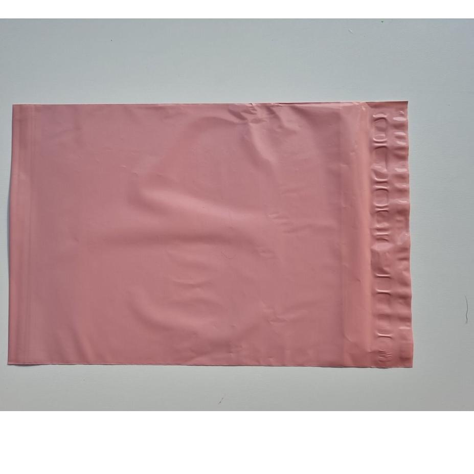 

New - POLYMAILER ±100PCS 35x45CM BABY PINK GLOSSY PLASTIK POLYMAILER PINK .,