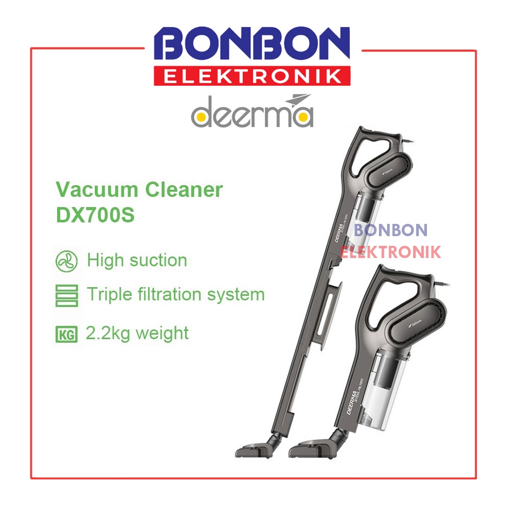 Deerma Dx700S 2-in-1 Vertical Hand-held Vacuum Cleaner