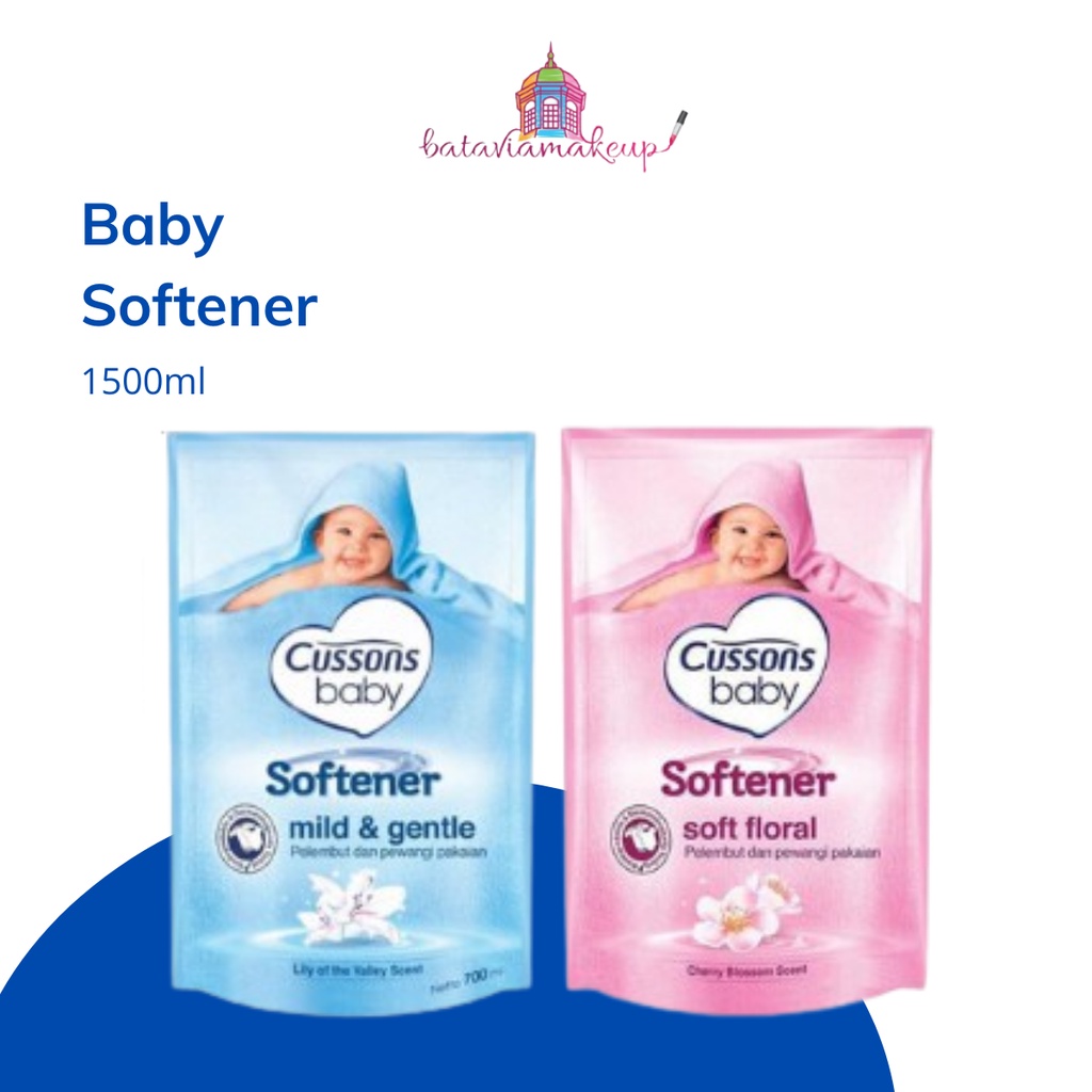 Cussons Baby Softener 1500ML/Softener Pakaian Bayi/Pelembut Baju Bayi/Pembersih Baju Bayi