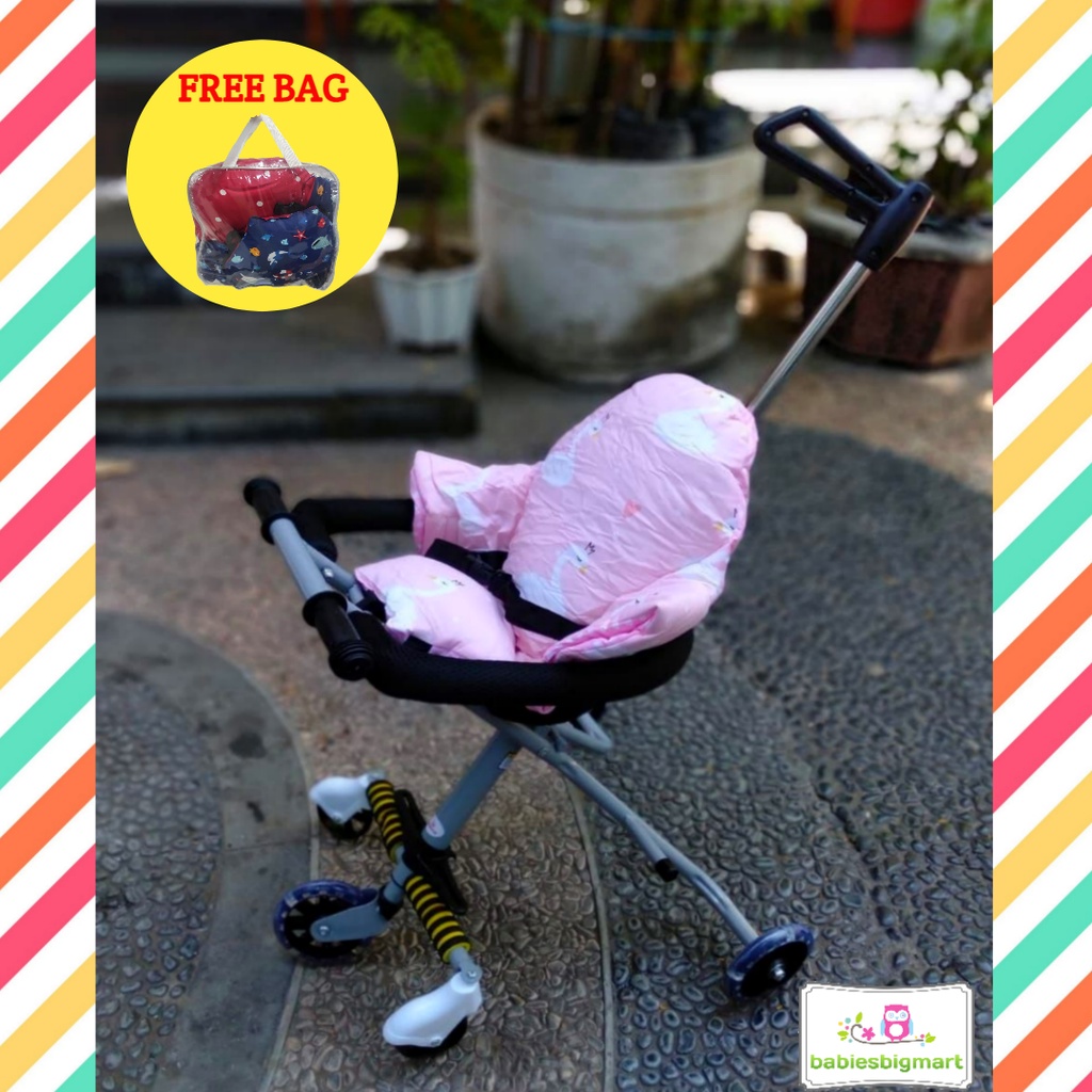 TRIKE PAD SANDARAN SEGITIGA ALAS STROLLER KERETA DORONG NEW