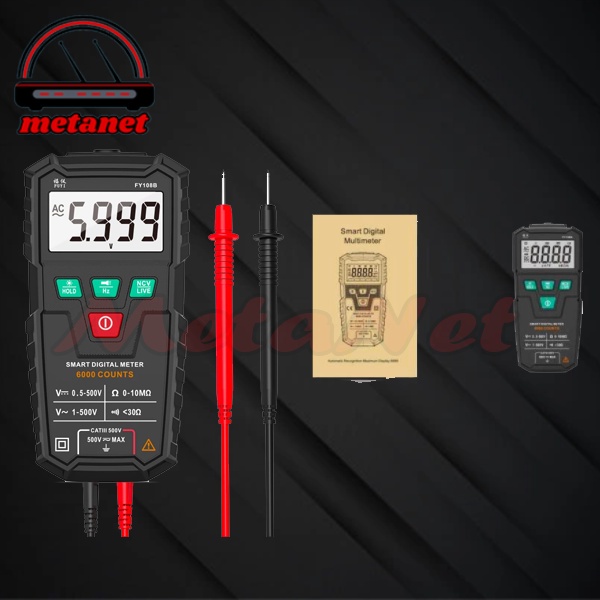 FUYI FY108A Smart Multimeter Digital Otomatis|Multitester mini Cerdas