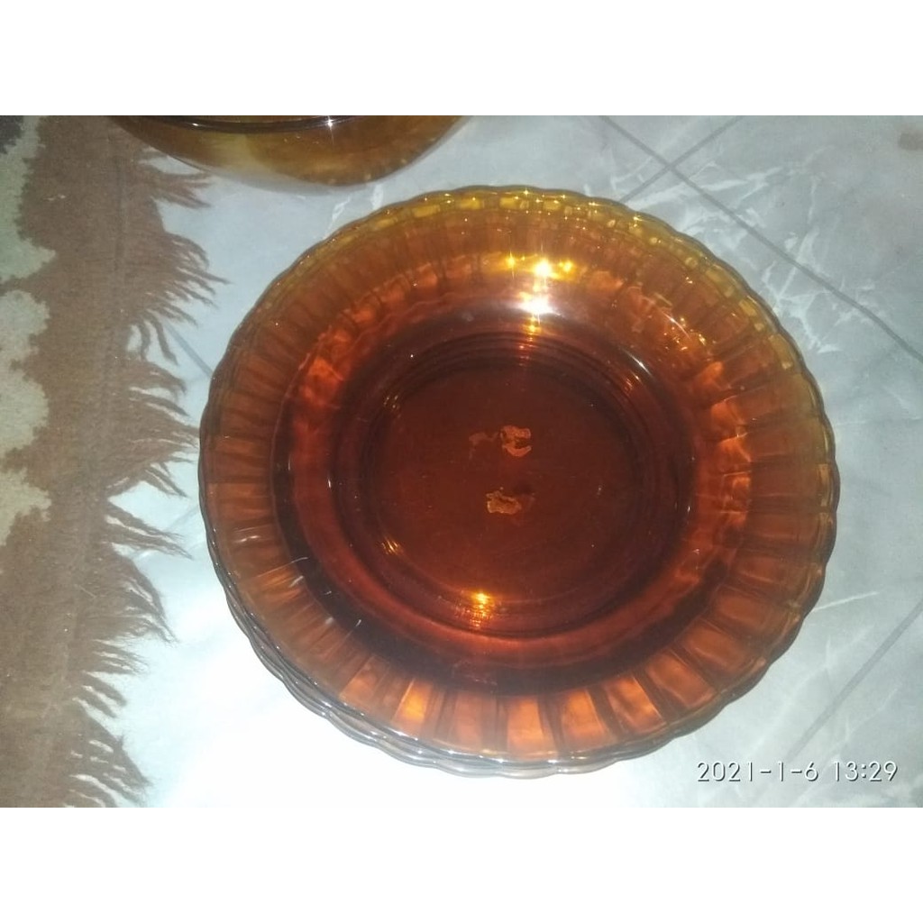 Piring Duralex Amber (Original Made in France) per 6 pc