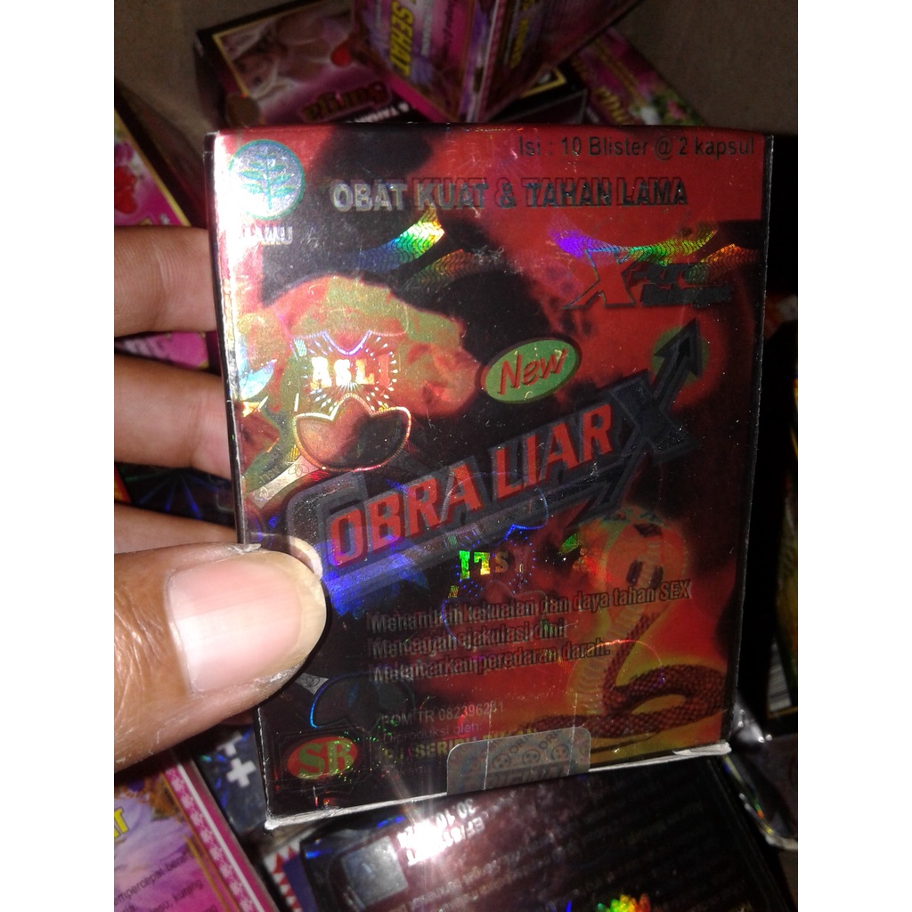 Jamu Kapsul Obt Kuat Cobra Liar X