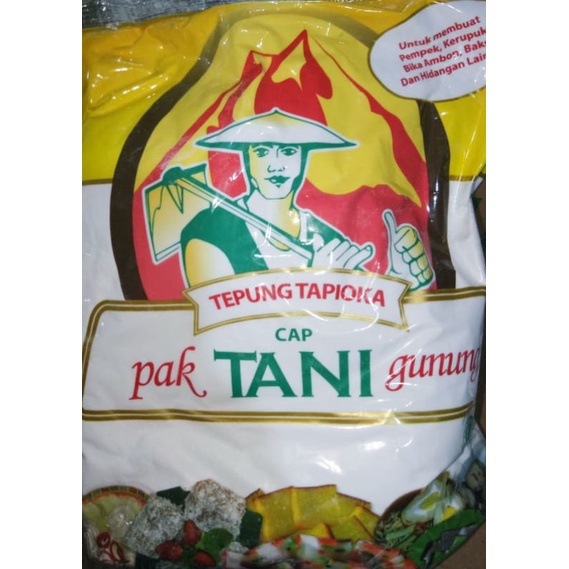 

Tepung Tapioka cap pak TANI gunung / Sagu Tani Gunung 500gr