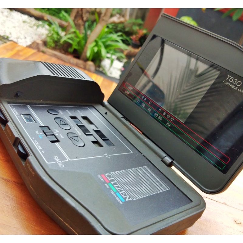 TV radio citizen.Citizen T530.Tv jadul.Radio jadul.Rare Vintage