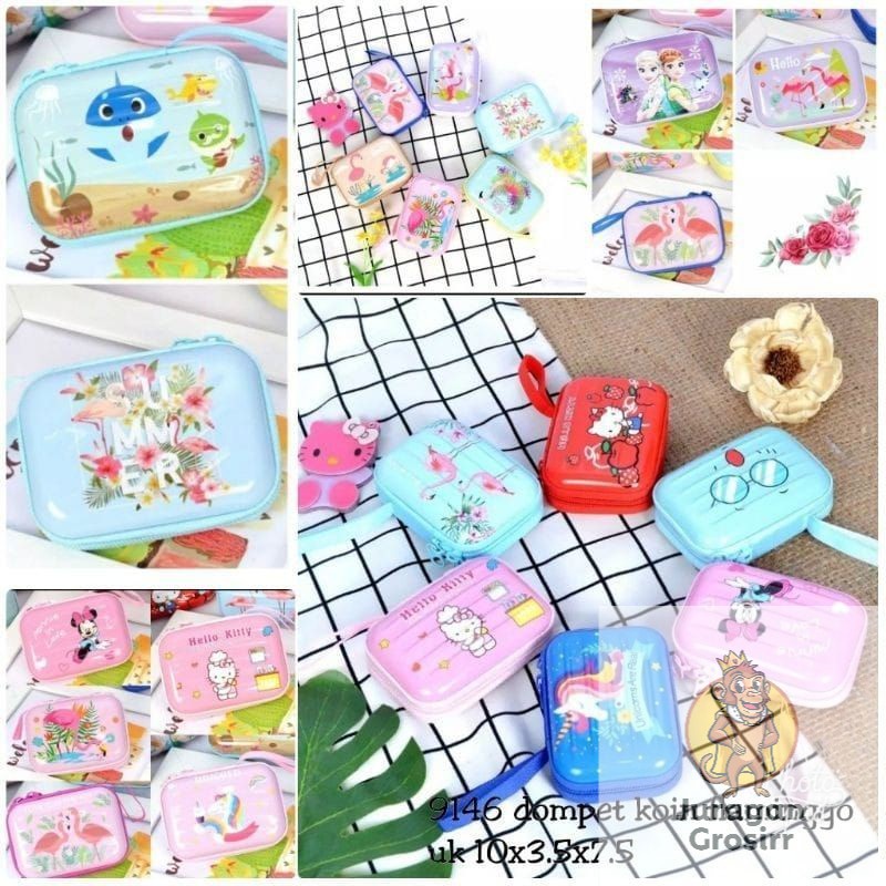 JG - DOMPET KOIN KOPER KARTUN / KANTONG POCKET KARAKTER DOMPET ANAK