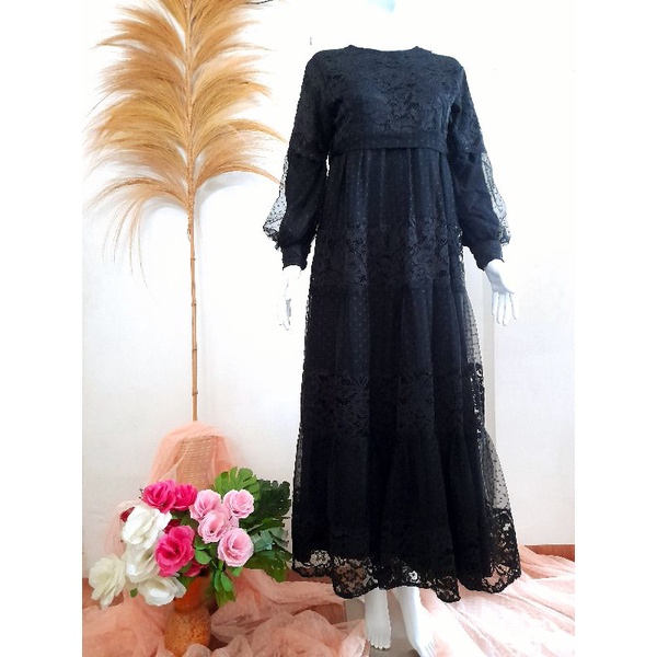 GAUN MUSLIMAH/GAMIS LEBARAN/ADINDA DRESS MUSLIM