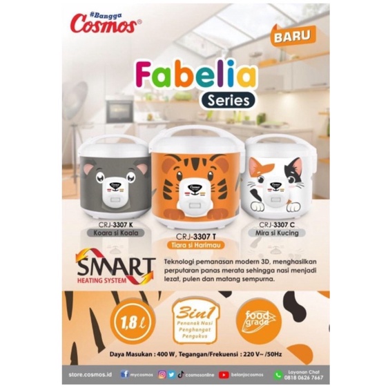 Magic com cosmos 1,8 liter