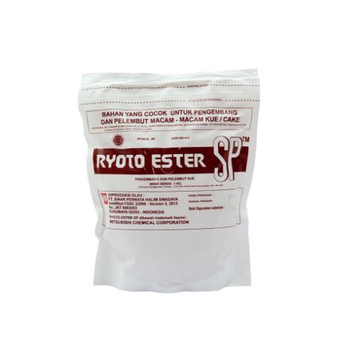 

Ryoto SP 200gr / Emulsifier Ryoto / Pengembang Pelembut Kue Cake bakernbar99 Kualitas Baik