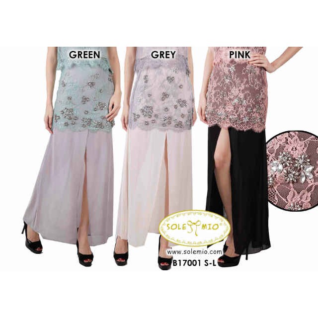 READY.. ROK SKIRT LACE SOLEMIO B17001
