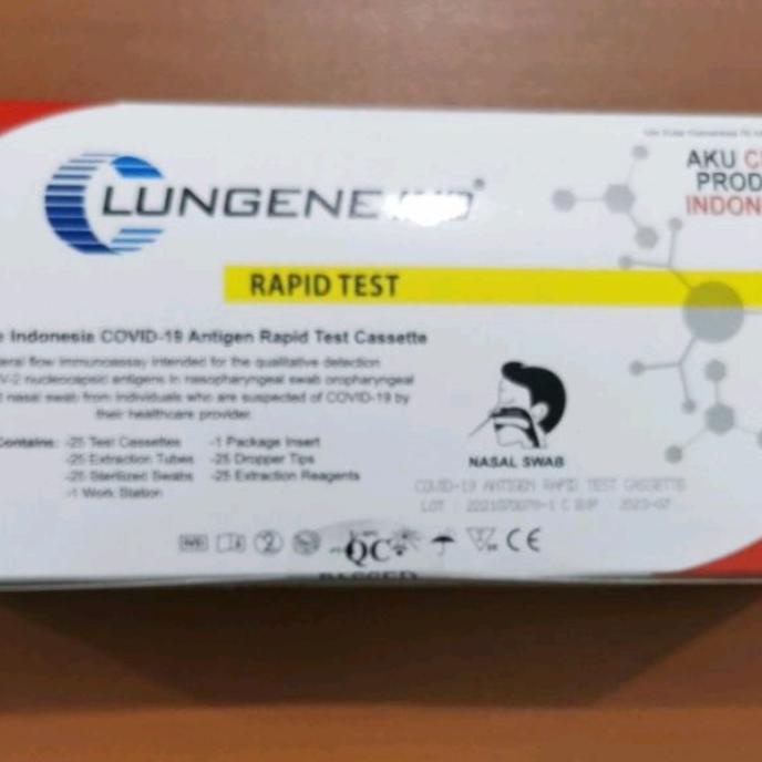 Antigen Swab Clungene Merah Putih