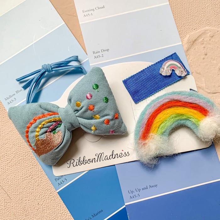

Klip | Ribbonmadness Rainbow Clip Set