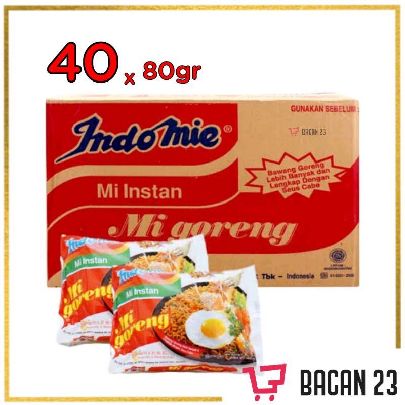 Indomie Goreng Dus (40 x 80gr)