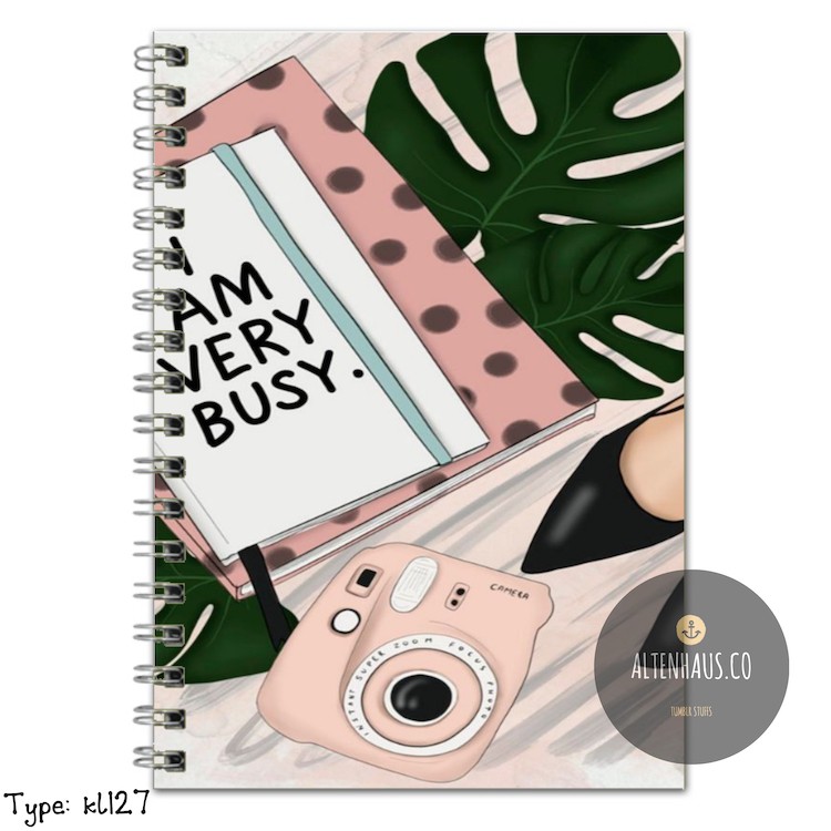Custom Book LANGSUNG DIKIRIM SOFT COVER (Buku Catatan Besar) NOTEBOOK CUSTOM Tipe KL127