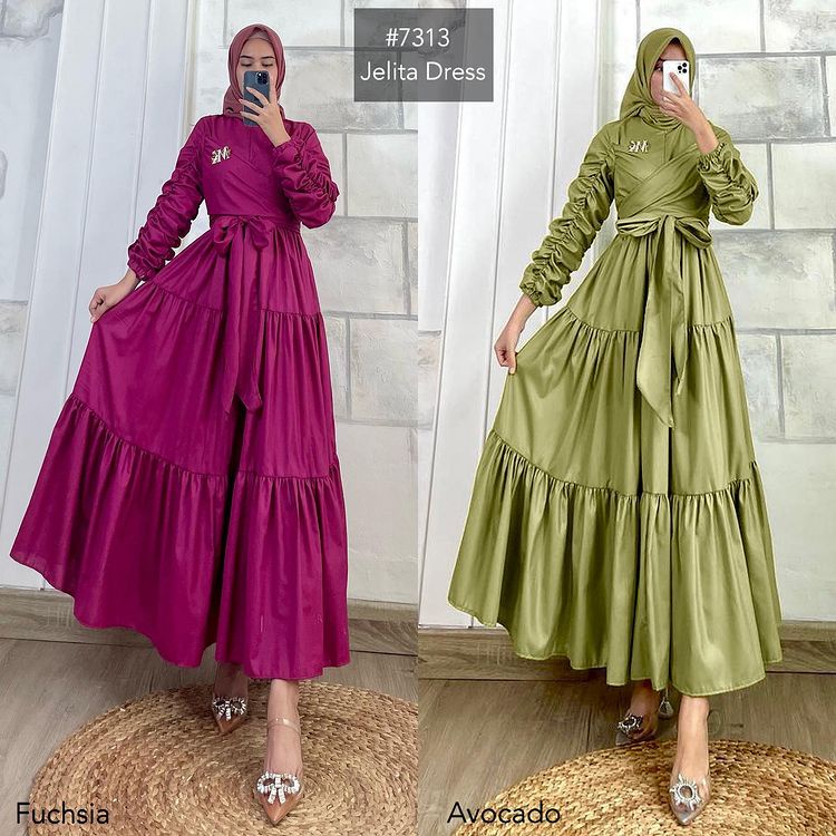 Jelita Dress Busui Original Fit LD 106 by MK