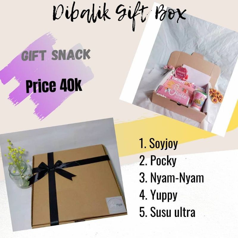 

GiftBox Snack, GiftBox Birthday, GiftBox Anniversary