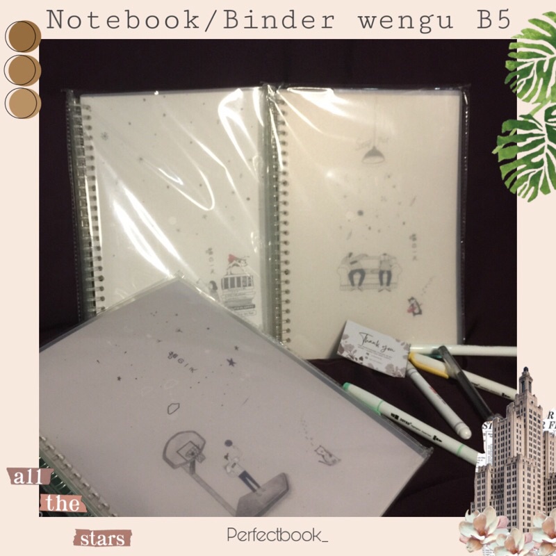 

Notebook/Binder wengu B5