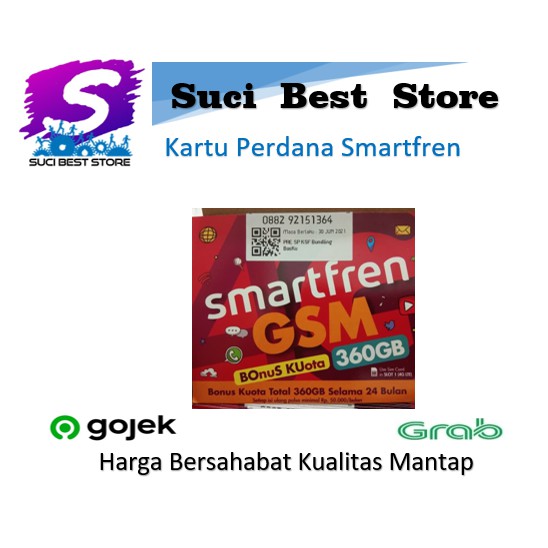Kartu Perdana Smartfren 360GB Promo Bandung By SuciBestStore
