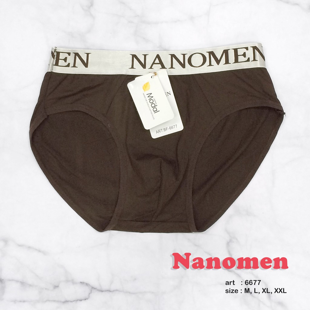 NANOMEN | Celana Dalam Pria / Celana Dalam Segi3 Pria / art NM 6677