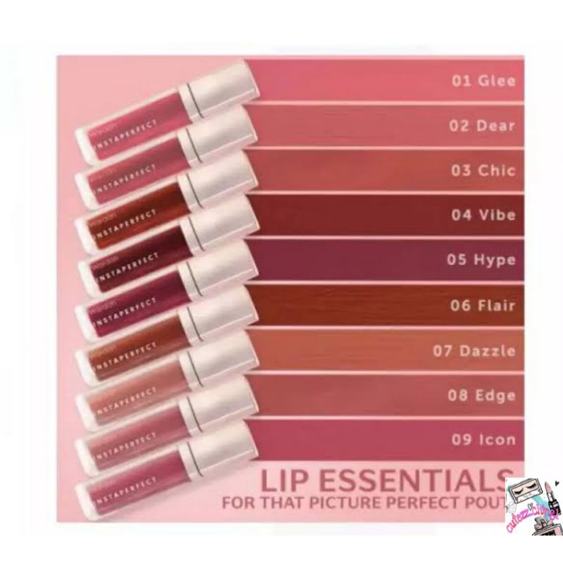 ☃Cutezz_Ching1☃Wardah Instaperfect Mattesetter Lip Matte Paint 5.5g