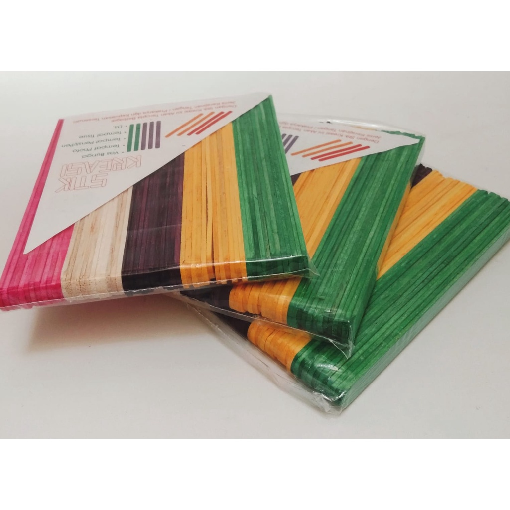 

Stick Ice Cream Kayu Colorful [1 PAK isi 50 PCS]