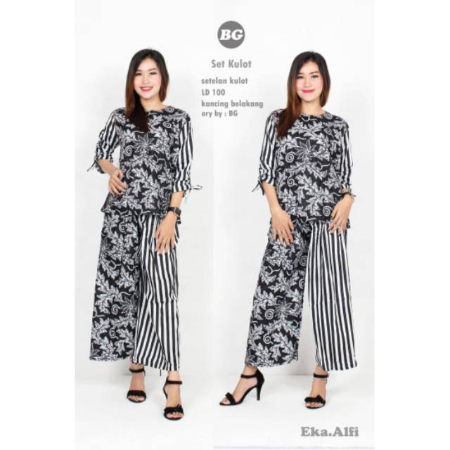 SETELAN BATIK/SETELAN KULOT/BATIK PSY