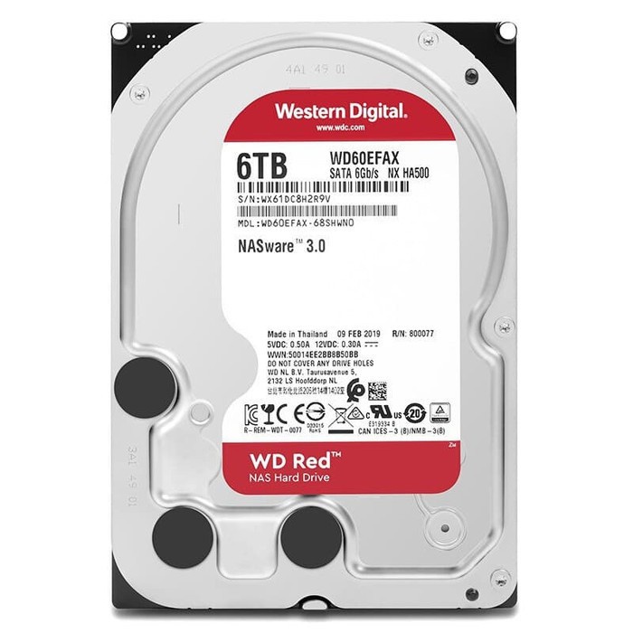 Harddisk HDD WDC 6TB SATA RED - Hardisk WD RED 6TB 3.5 Inch SATA