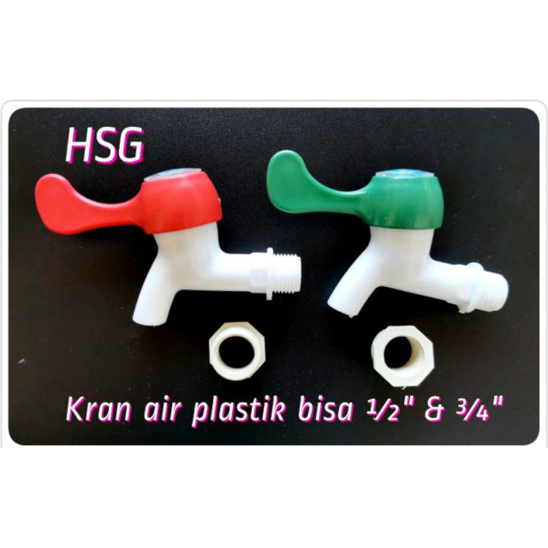 HSG Keran / Kran Air 2 Fungsi ukuran 1/2 &amp; 3/4