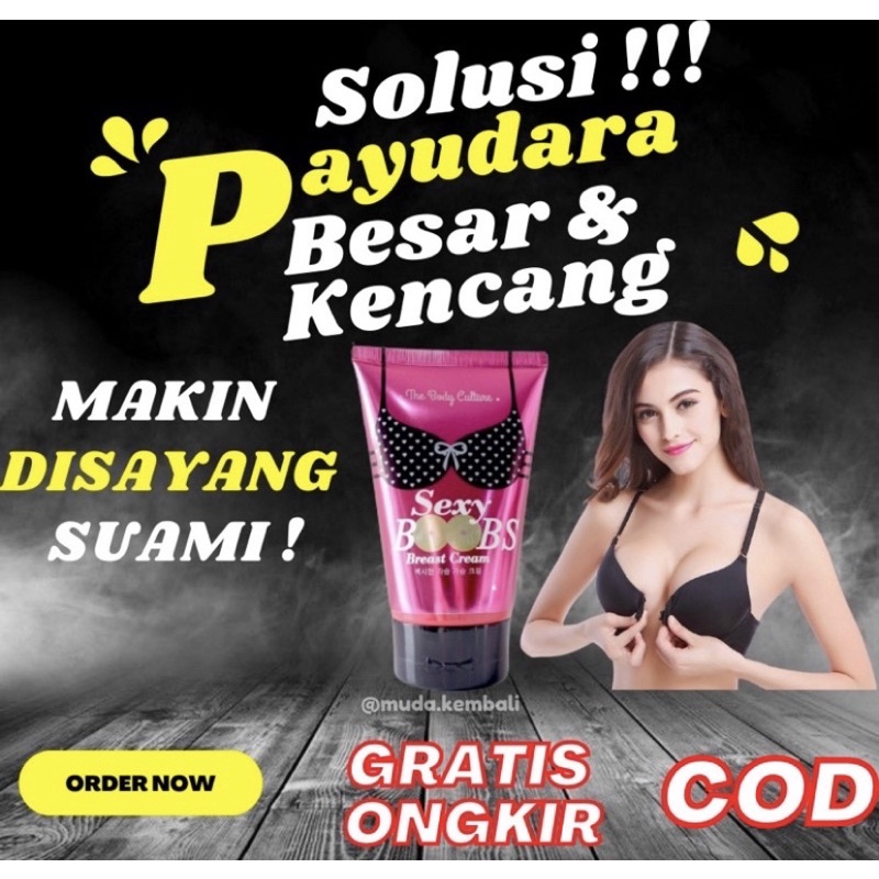 SEXY BOOBS CREAM PEMBESAR PAYUDARA BPOM