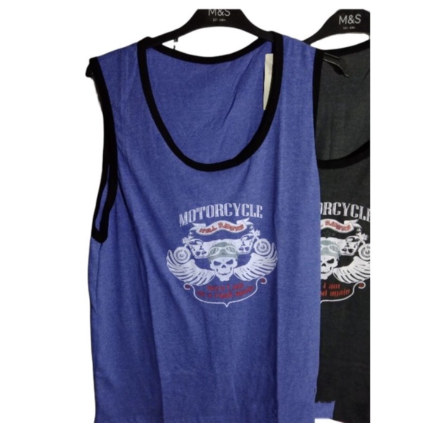 kaos singlet 2xl gym fitnes olahraga pria lekbong