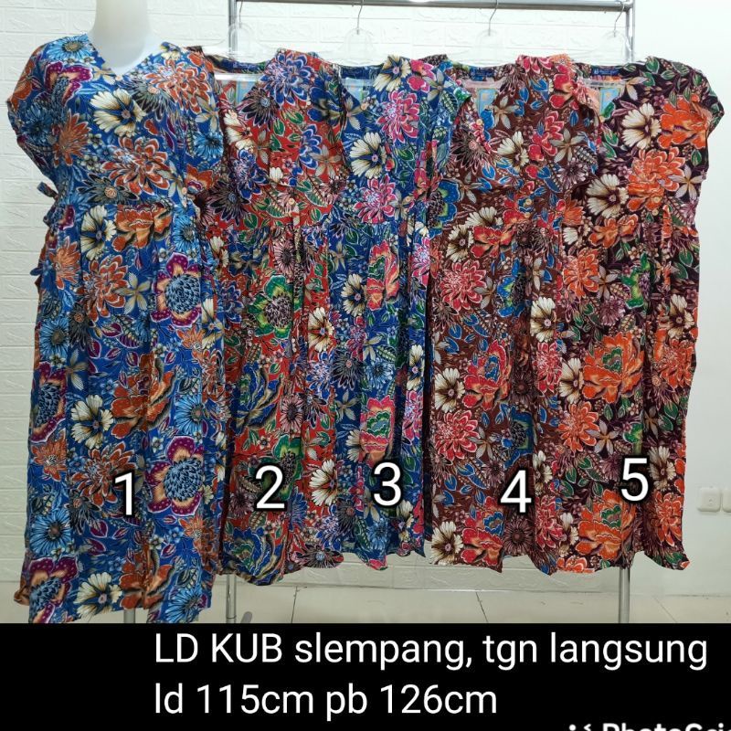 Daster Longdress Panjang Lengan Pendek Busui Kencana Ungu Asli Premium Murah Kekinian Adem Baju Dast