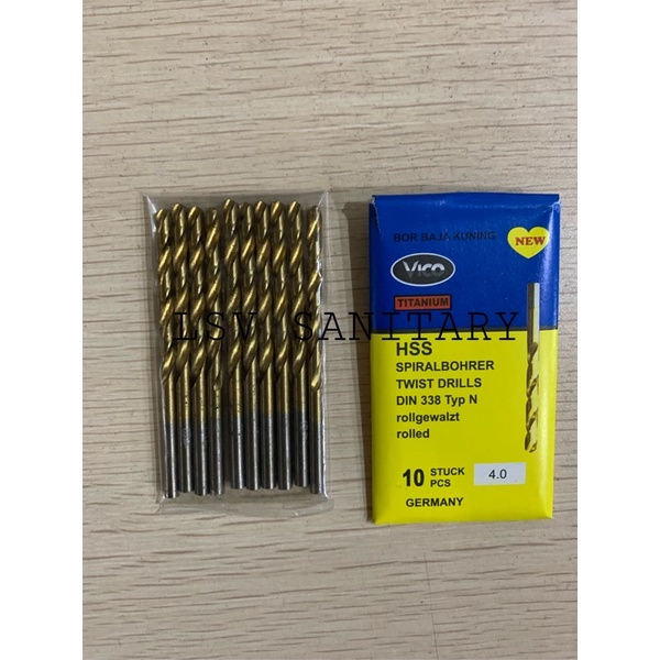 mata bor besi 4 MM / mata bor besi murah 4mm