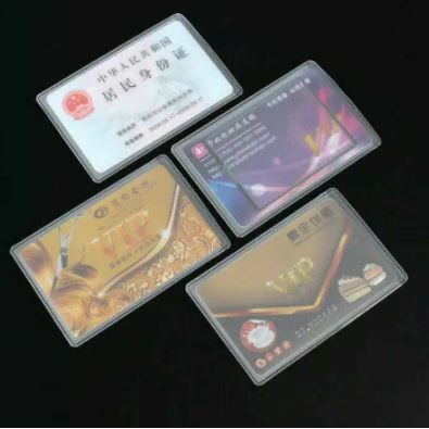 

Plastik pelindung ATM / SIM / KTP / Kartu Nama Cover pelindung