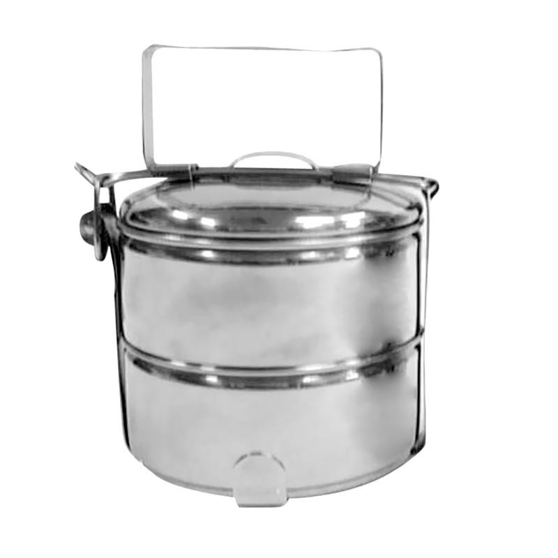 Rantang Stainless Steel 2 Susun Diameter 12cm / Rantang Kecil