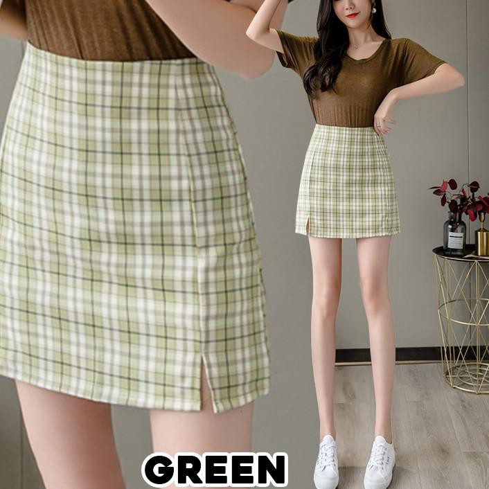 mini plaid skirts