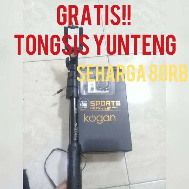 DIJUAL GOPRO MURAH || Kogan Action Camera 4K UltraHD - 16MP - Putih - WIFI