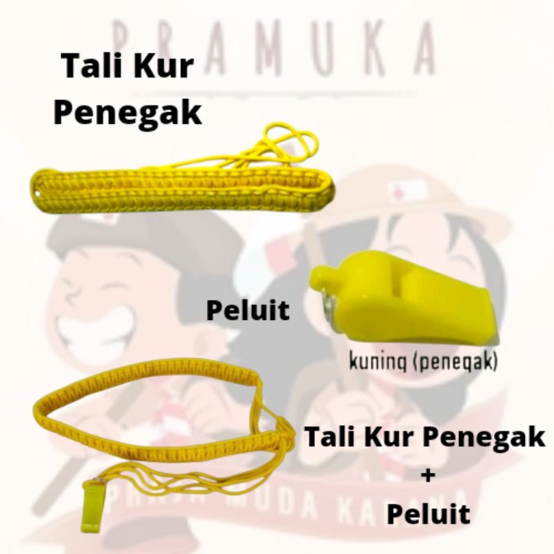 PELUIT TALI KUR PRAMUKA PENEGAK KUNING