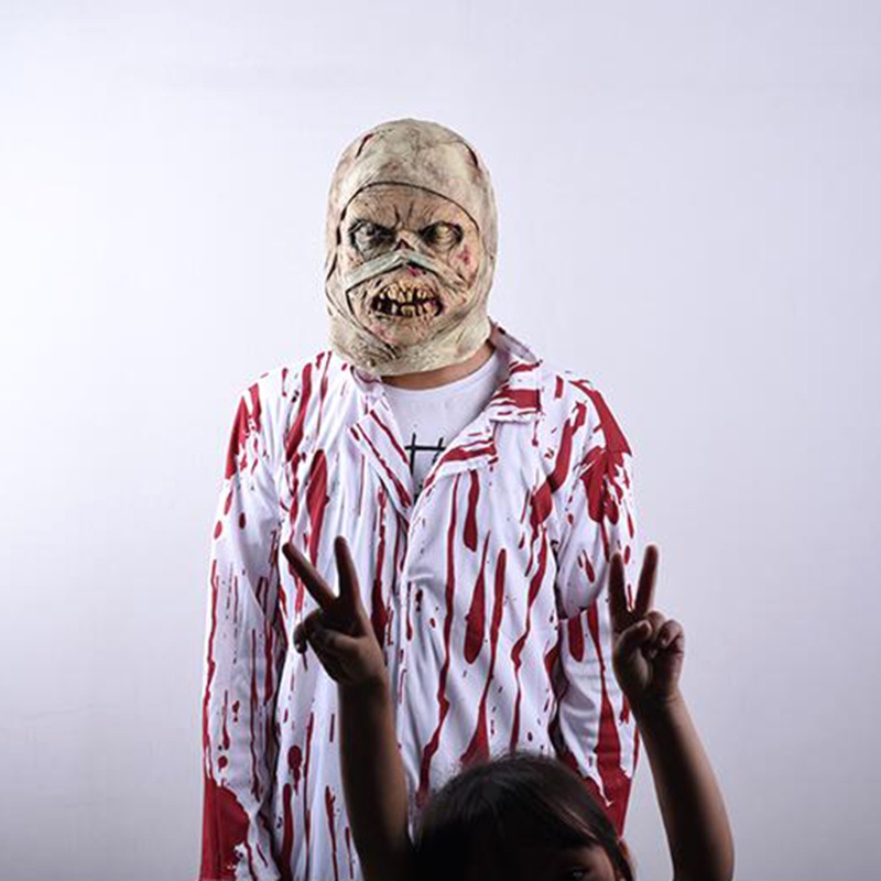 Zzz Topeng Zombie Full Face Untuk Pesta Halloween / Cosplay