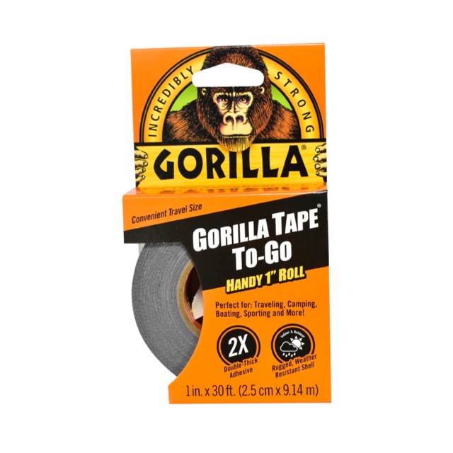 

Gorilla Isolasi Kain 2.5 Cm / CLOTH TAPE 3X STRONG GORILLA 1INCH