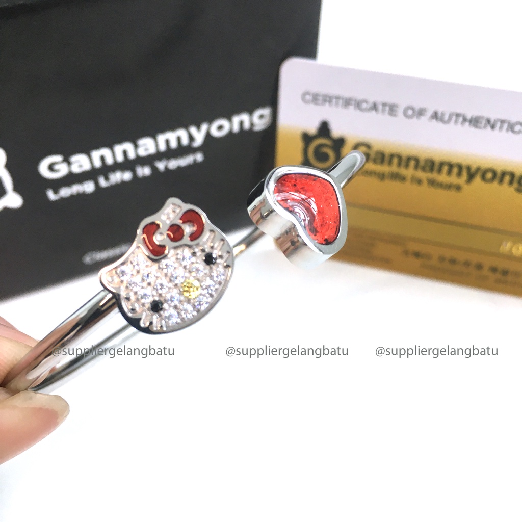 gannamyong HELLO KITTY Gelang sehat Ion Negatif LM life secret bangle