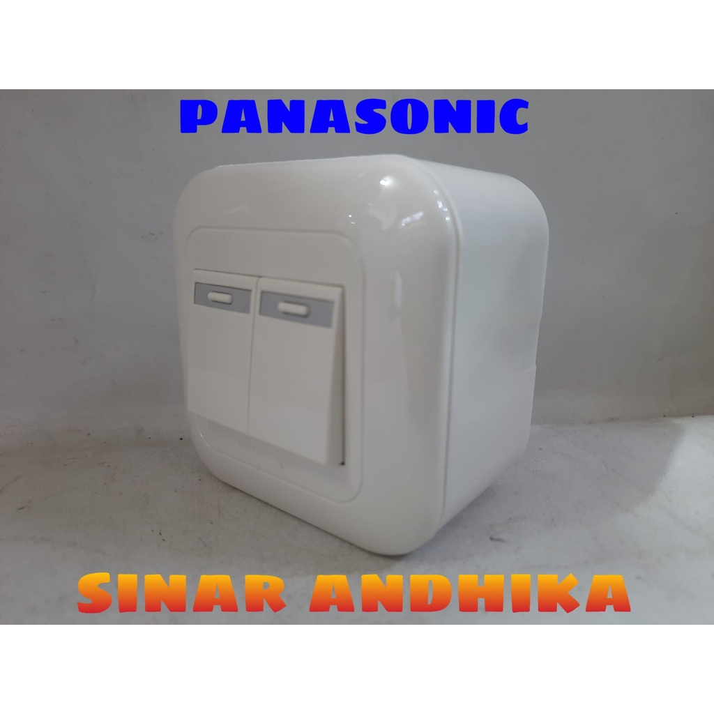 SAKLAR SERI KECIL PUTIH OUTBOW PANASONIC WEJ 78029+WEJ 5531+WEJ 6911W